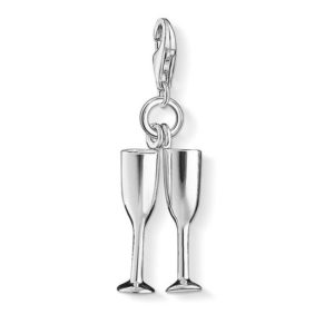 Ciondolo Charm Bicchieri Di Champagne