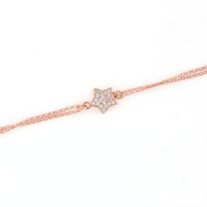 Bracciale Versari Stella Rosata Pavè Zirconi